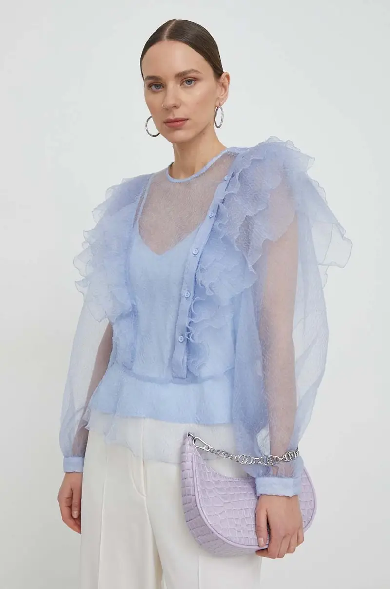 camicetta donna colore blu