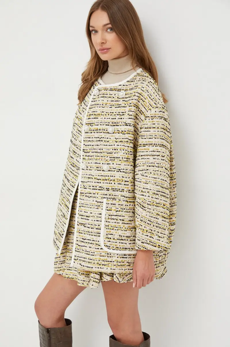 giacca in misto lana Verde