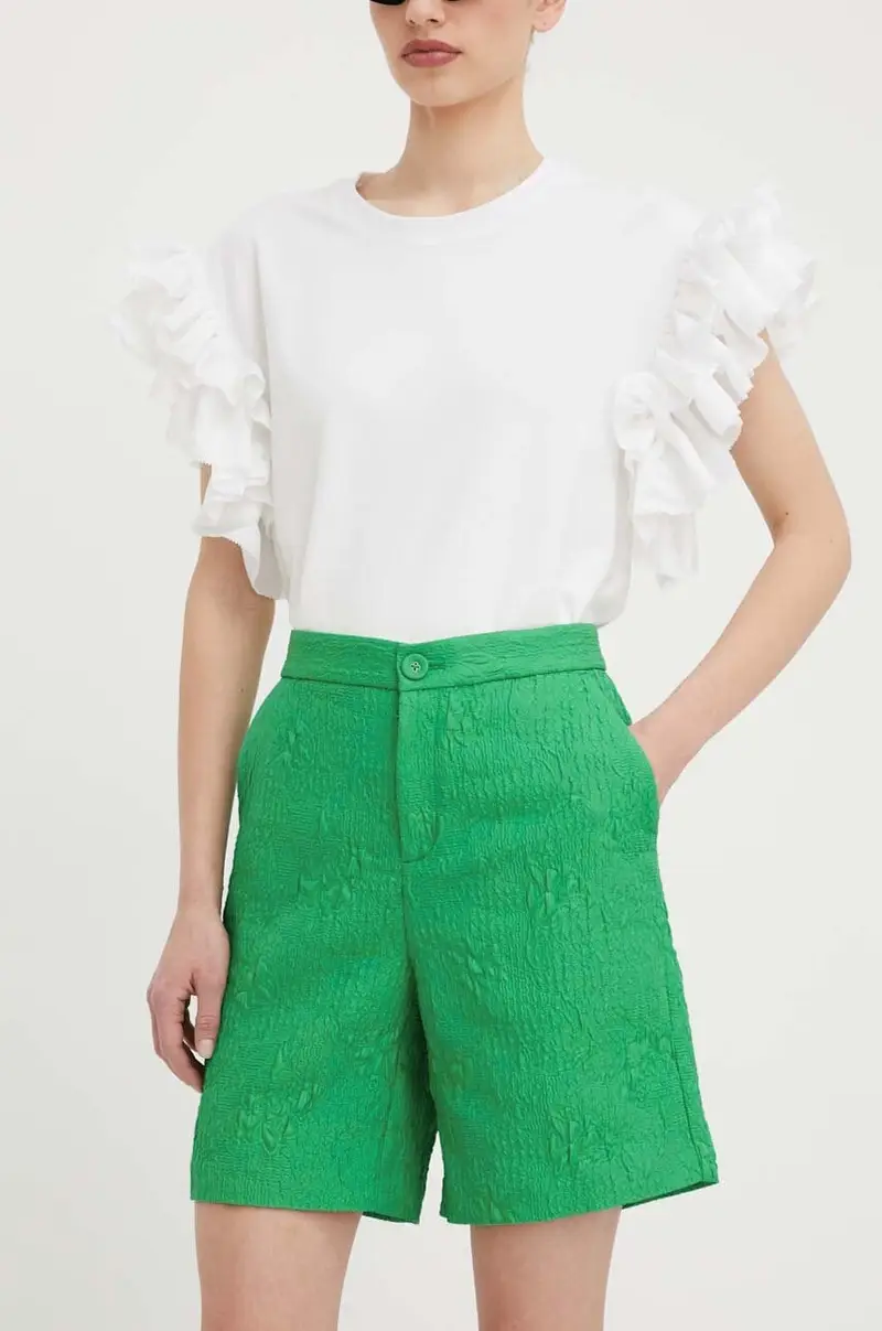 pantaloncini donna colore verde
