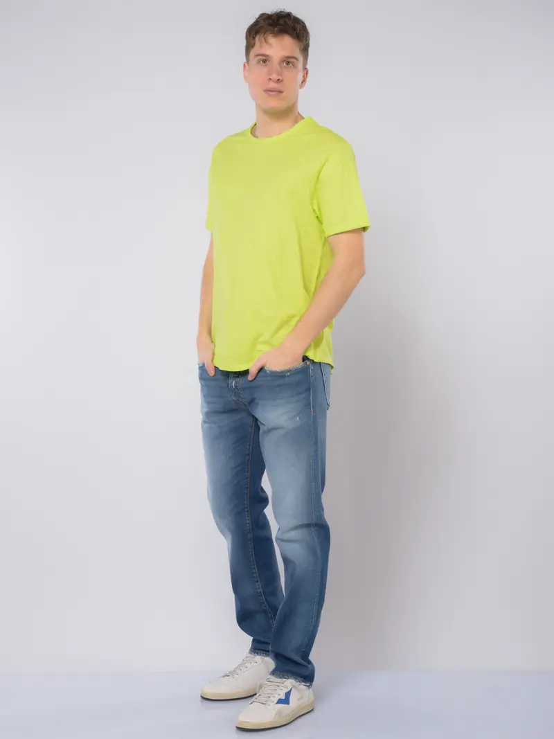 jeans da uomo Cycle Standard Regular Straight 90s Fit con rotture Blu miniatura 2