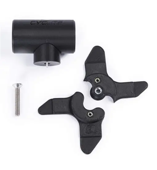 Aero Mount / 01 - supporto luce/gps borsa manubrio Black