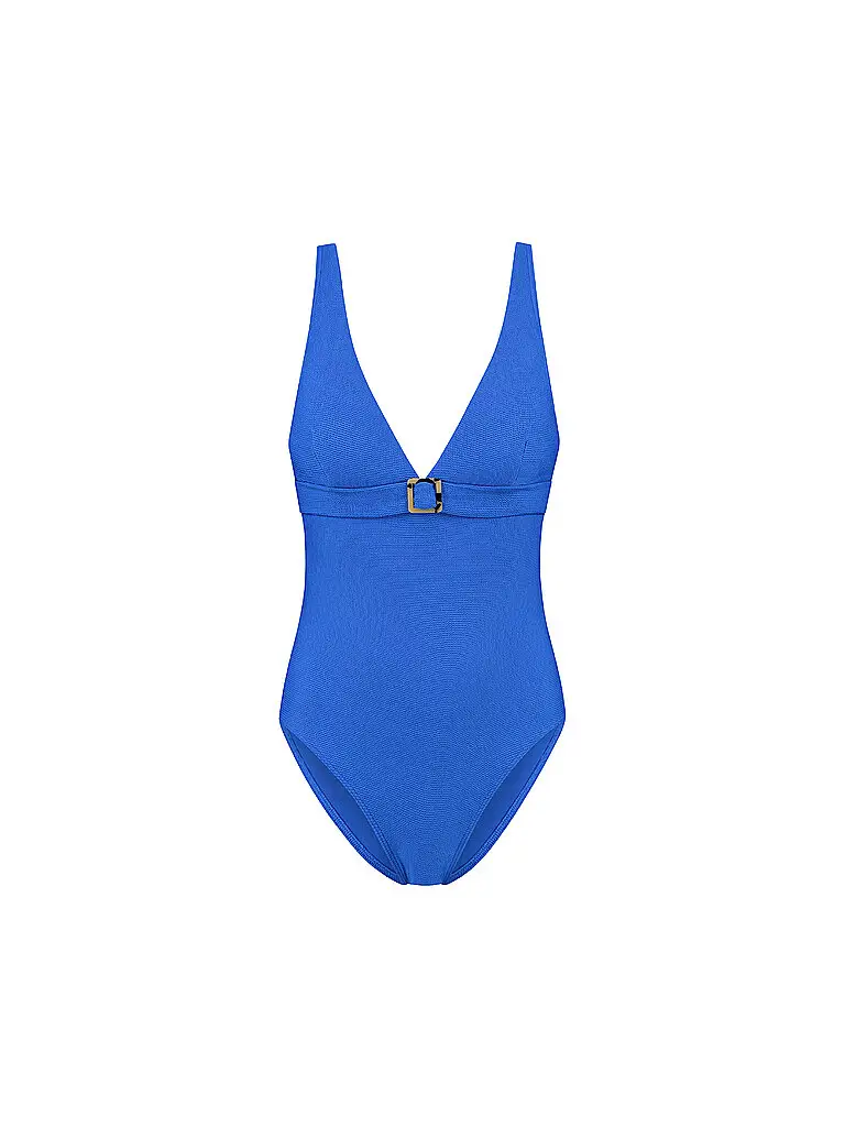 Costume da bagno da donna Wavy Blue blu | 44D