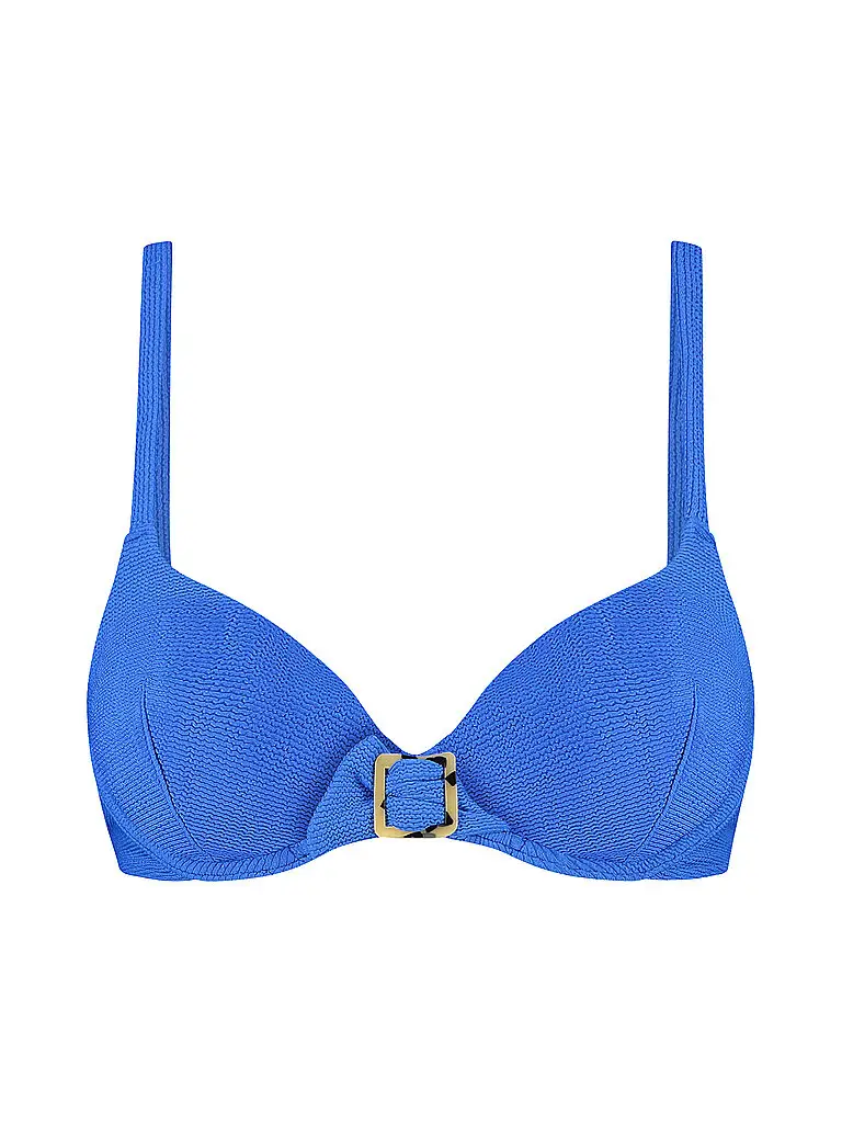 Top bikini da donna Wavy Blue blu | 36C