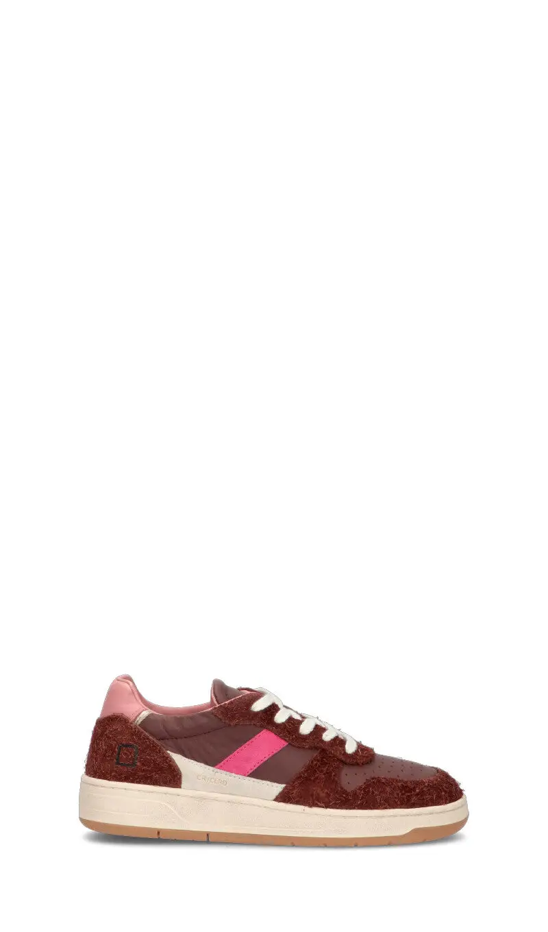 . - COURT 2.0 Sneaker donna cioccolato in suede Vario