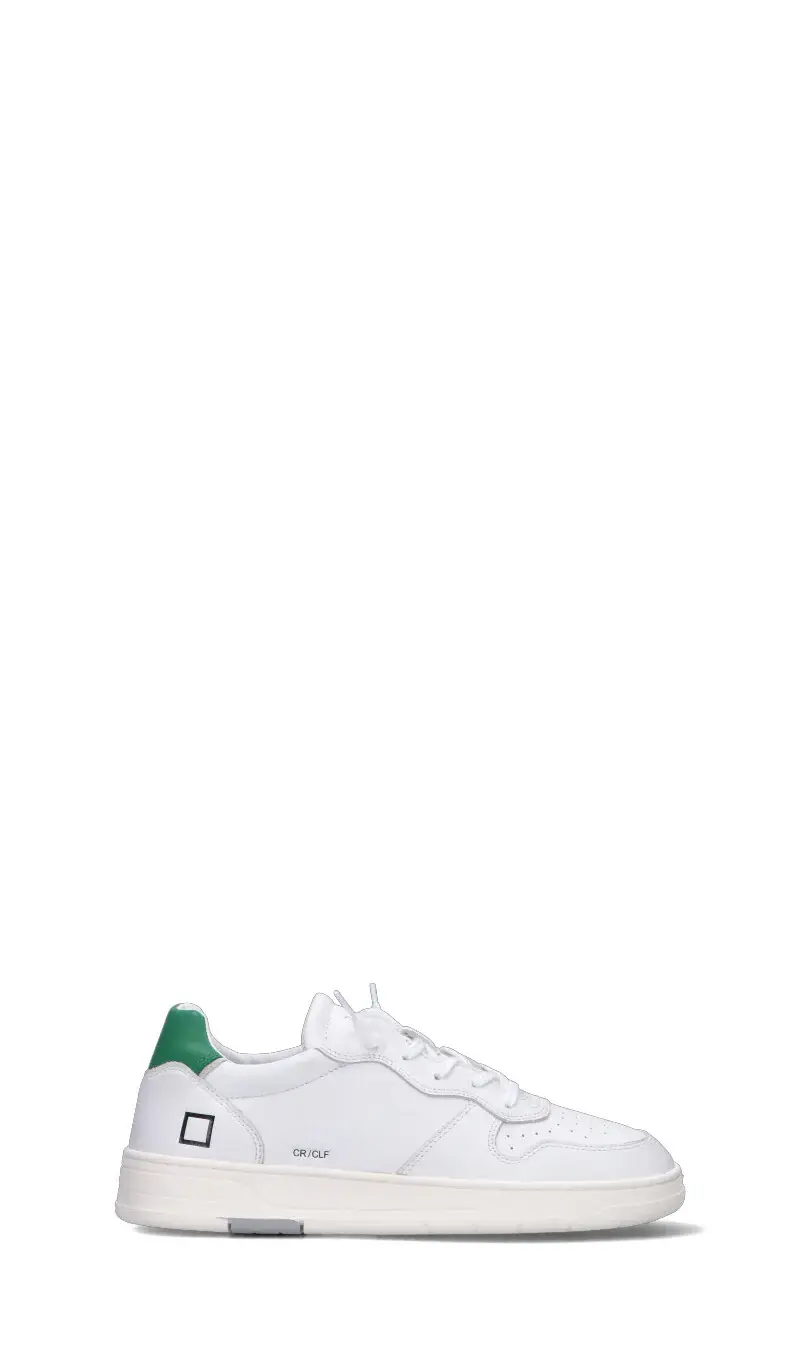 . COURT CALF Sneaker umo bianca/verde in pelle Vario
