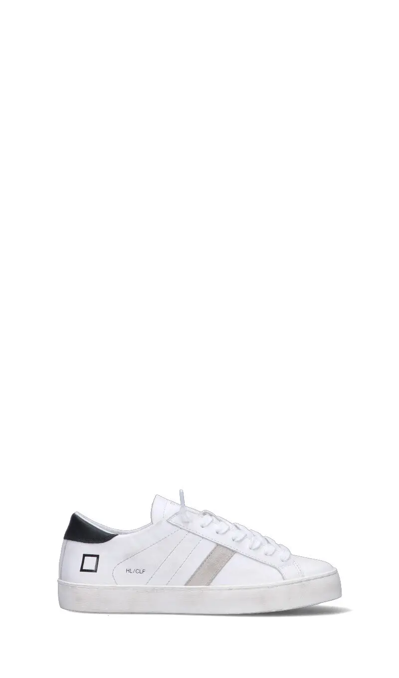 . HILL LOW CALF Sneaker donna bianca/nera in pelle Vario