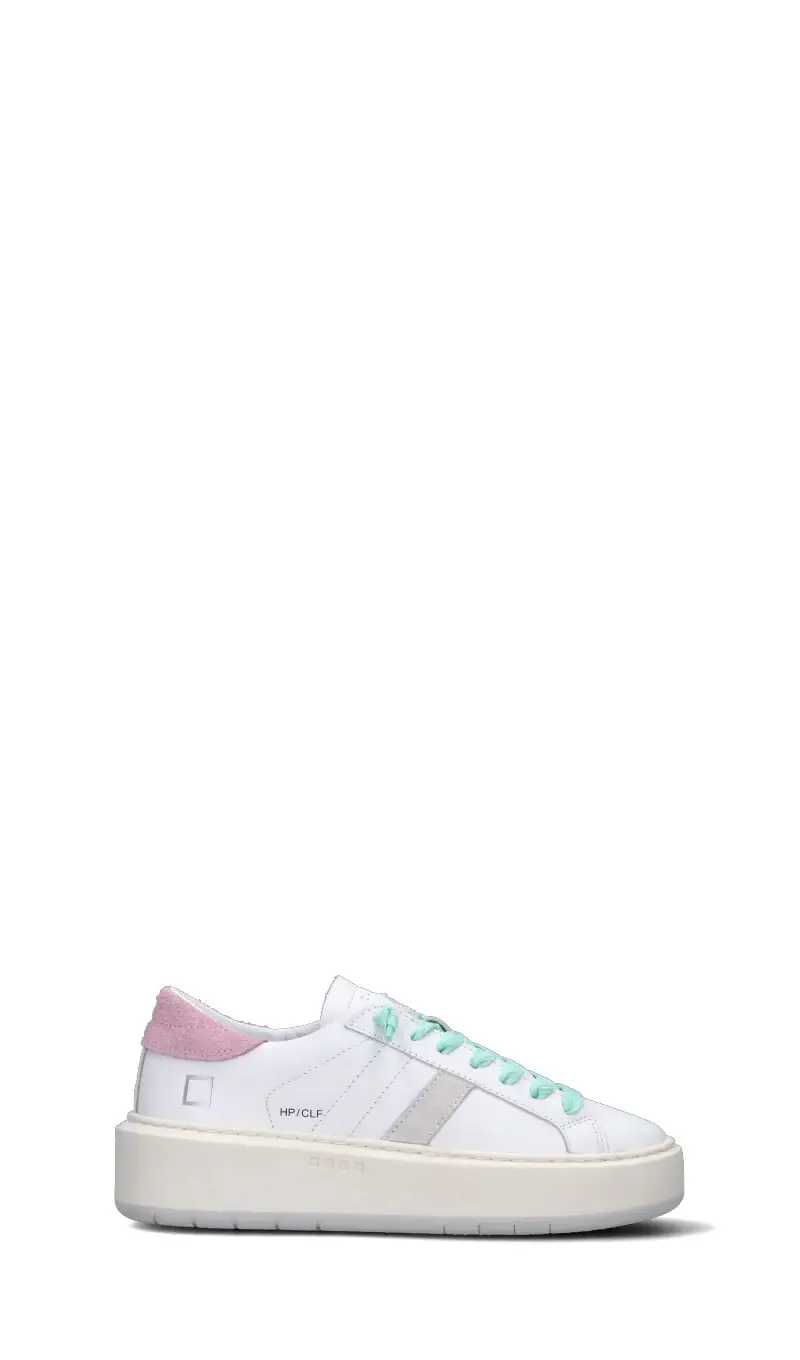 . HILL LOW PLATFORM Sneaker donna bianca/rosa in pelle Vario
