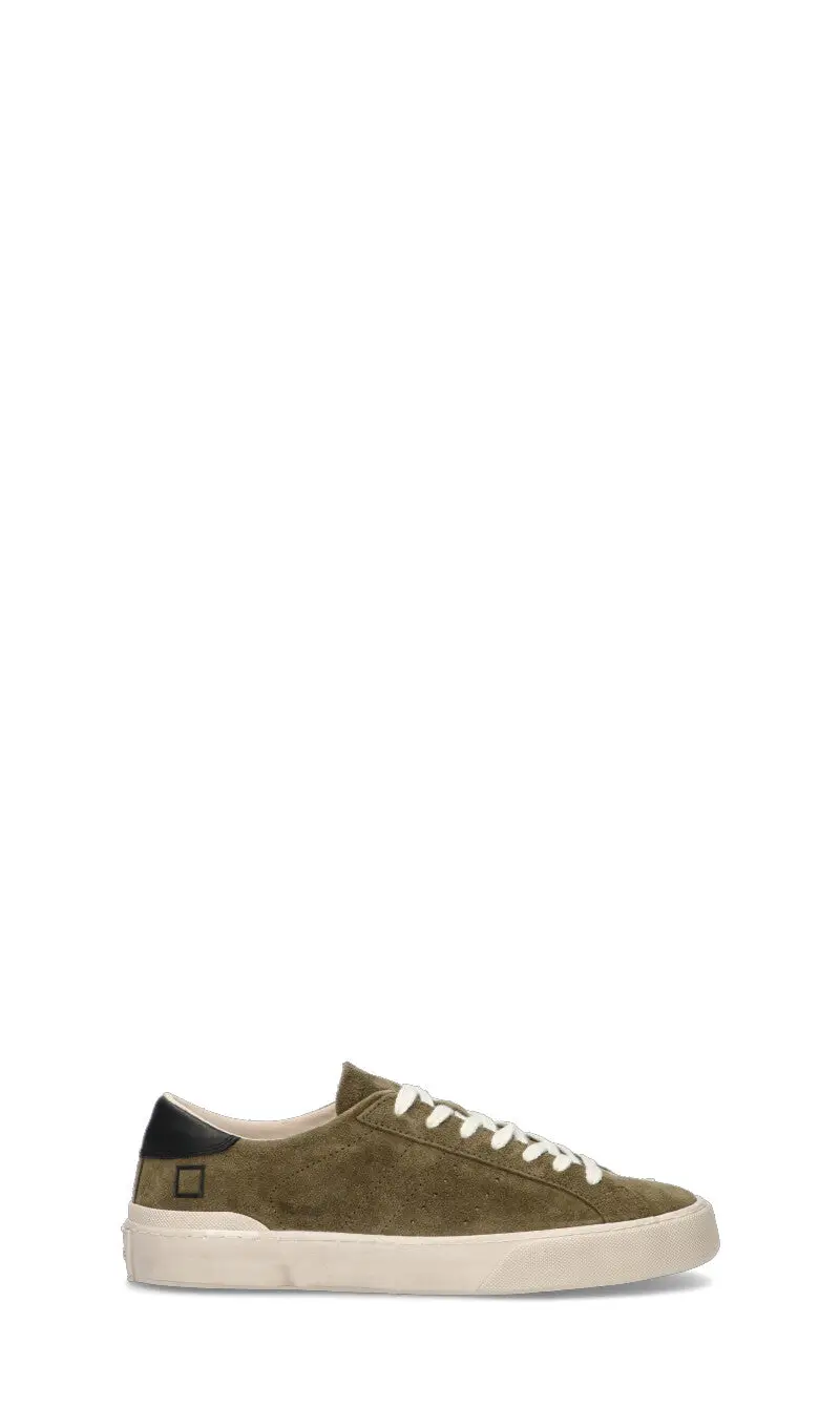 . - HILL LOW Sneaker uomo army in suede Vario