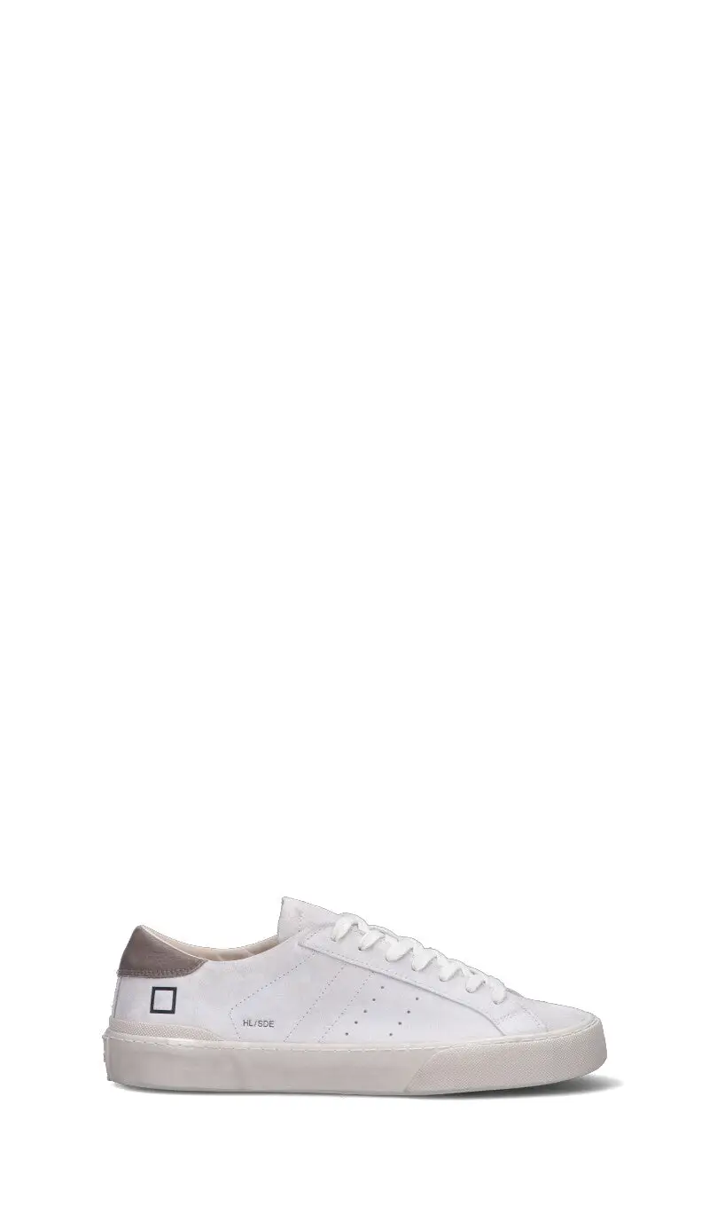 . - HILL LOW Sneaker uomo bianca in suede Vario