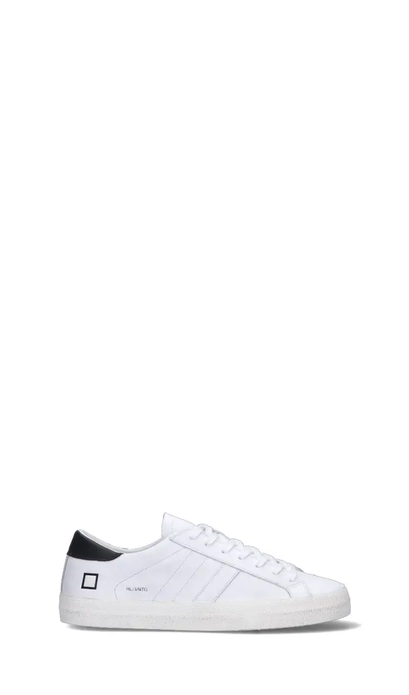 . - HILL LOW VINTAGE CALF Sneaker uomo bianca/nera in pelle Vario