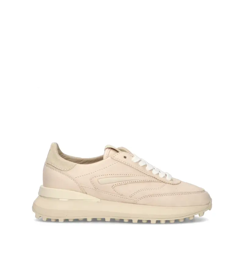 Sneaker donna beige in suede Vario