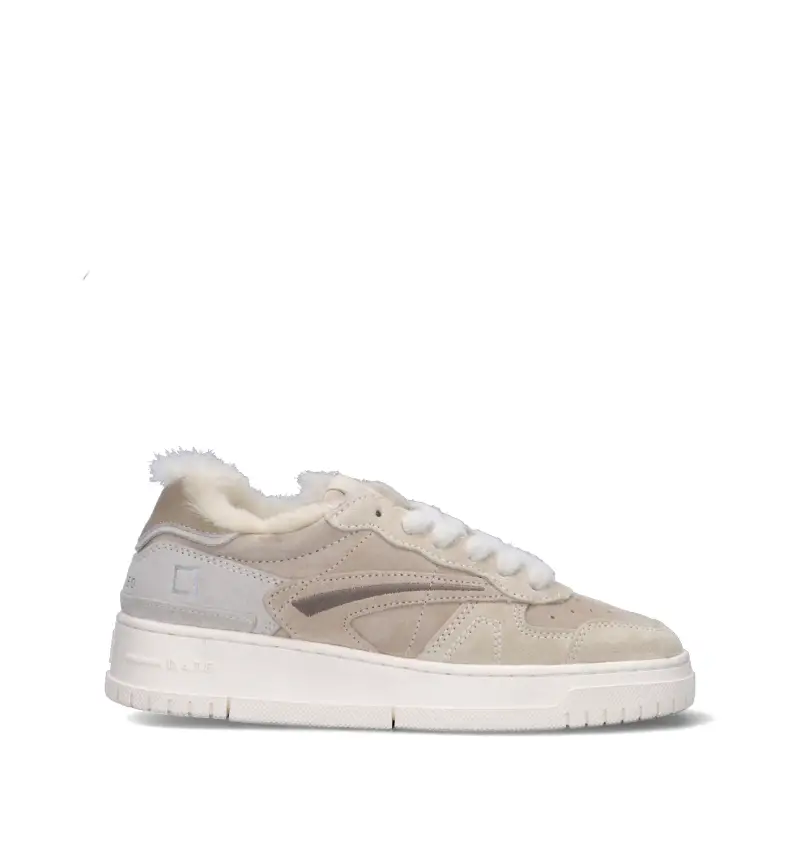 Sneaker donna beige in suede Vario