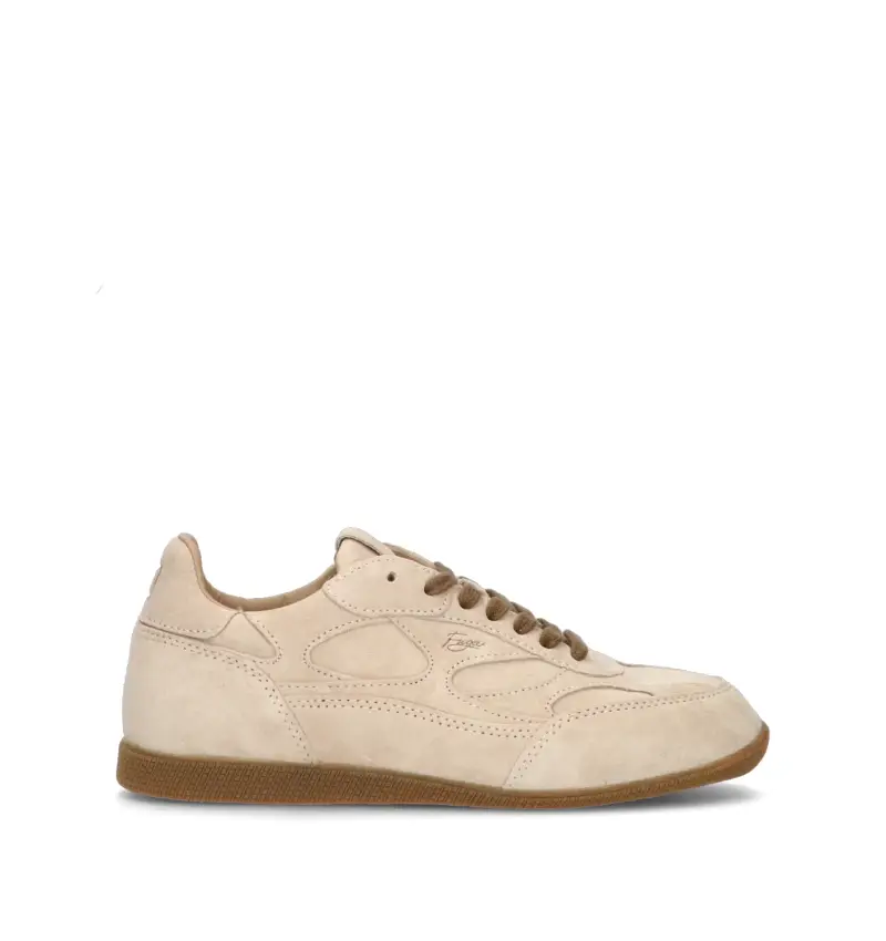 D.a.t.e. D.a.t.e. Sneakers donna beige in pelle scamosciata