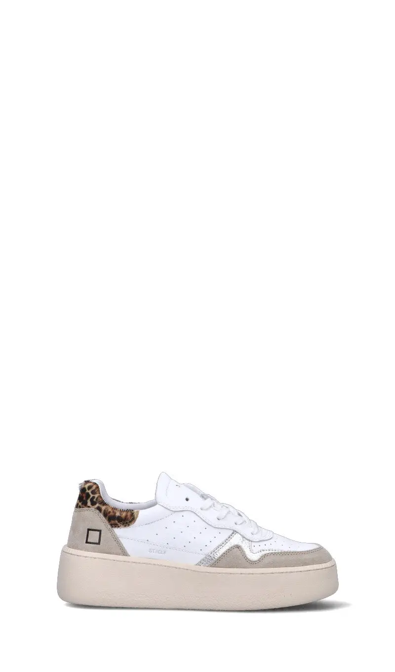 . Sneaker donna bianca/beige in pelle Vario