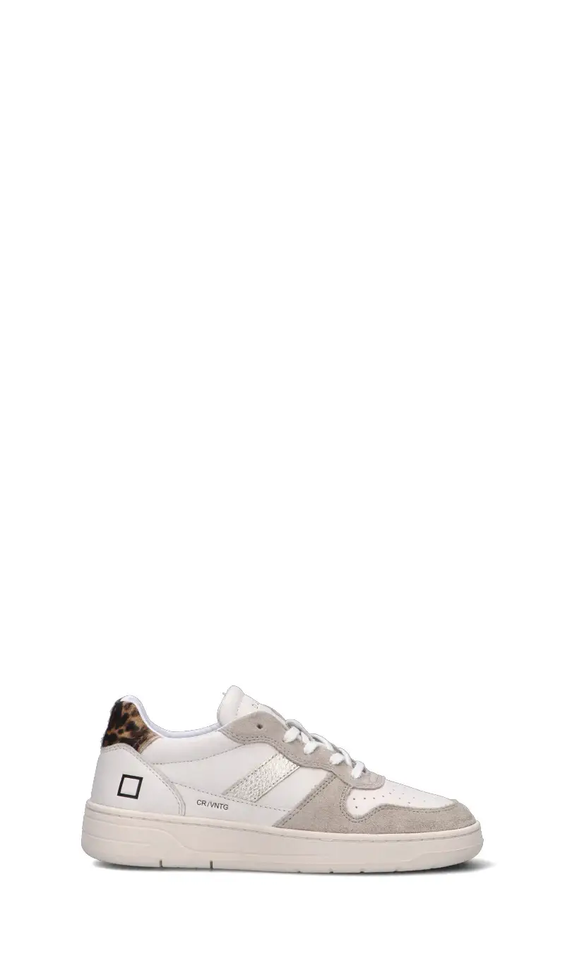 Sneaker donna bianca/beige in pelle Vario