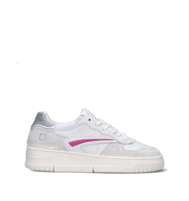 Sneaker donna bianca in pelle Vario