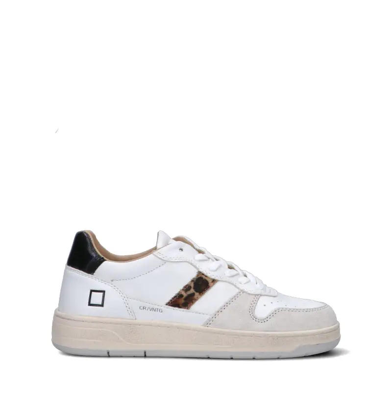 Sneaker donna bianca in pelle Vario