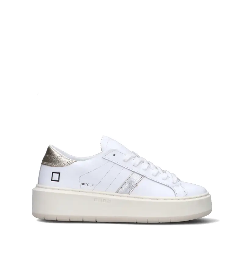 Sneaker donna bianca in pelle Vario