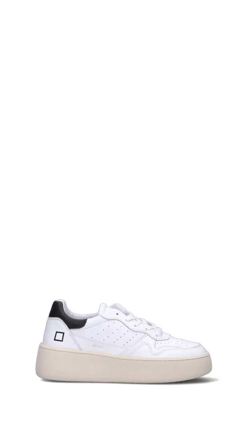 . Sneaker donna bianca/nera in pelle Vario