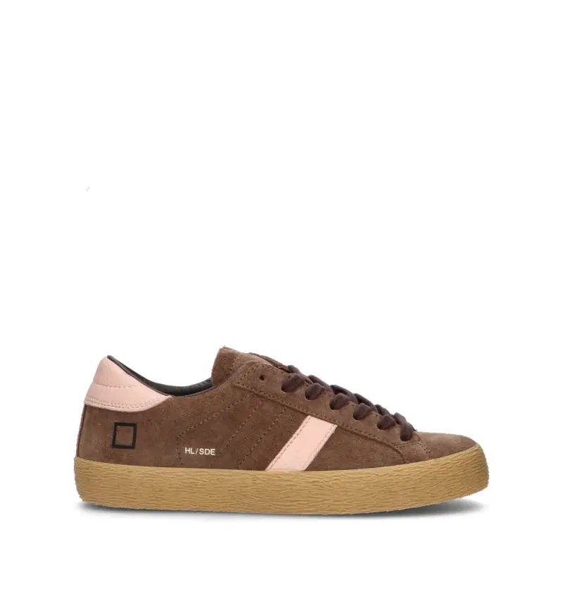 Sneaker donna taupe in suede Vario