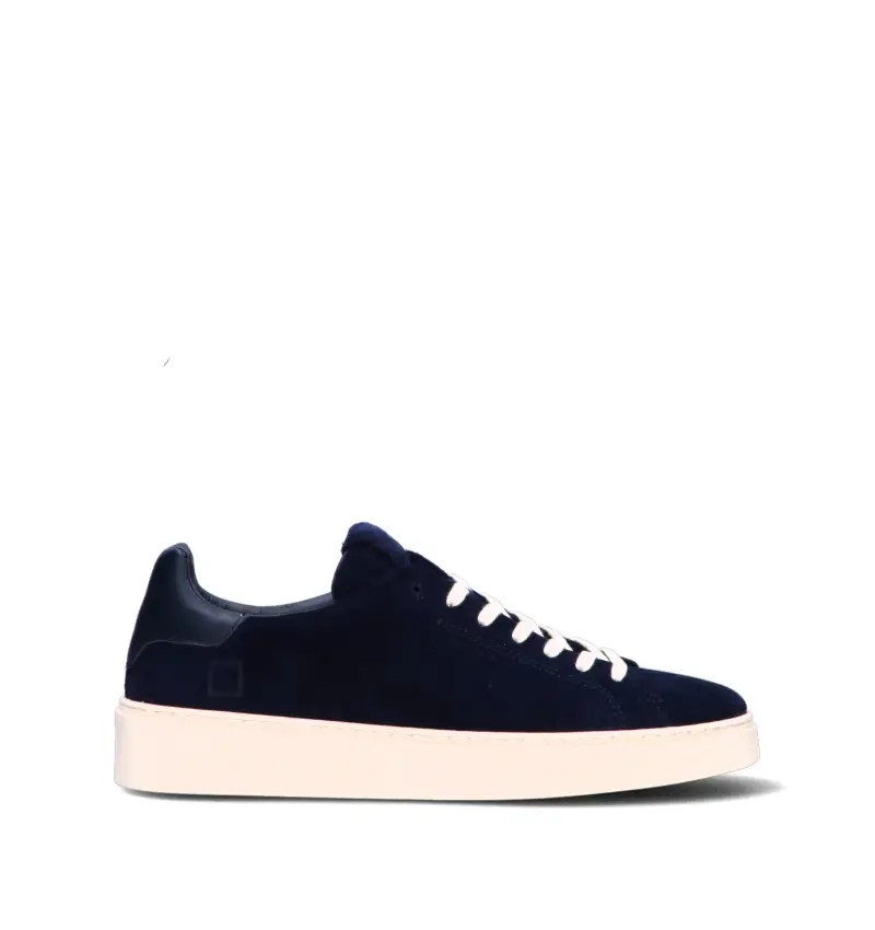 Sneaker uomo blu in suede Vario
