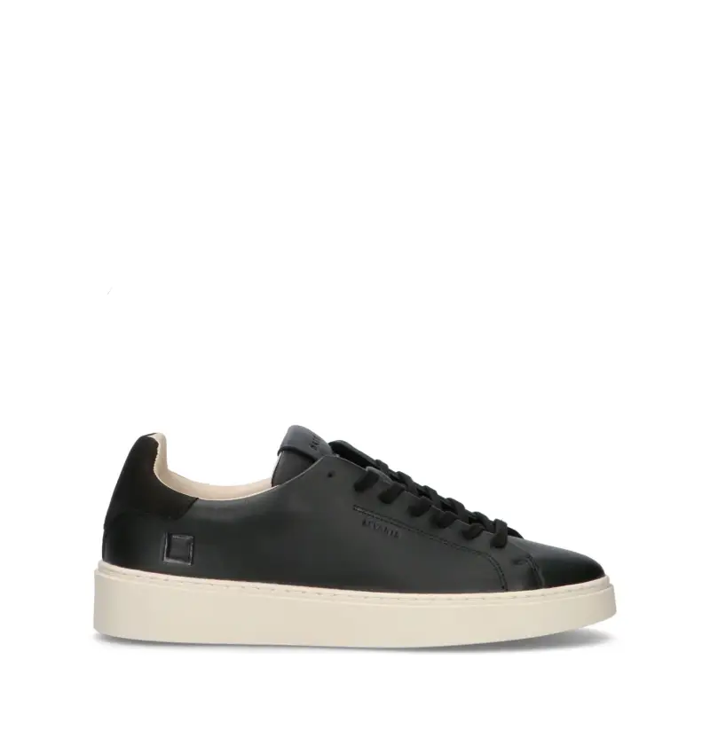 Sneaker uomo nera in pelle Vario