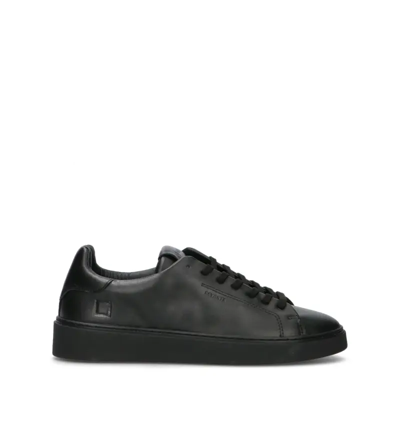 Sneaker uomo nera in pelle Vario