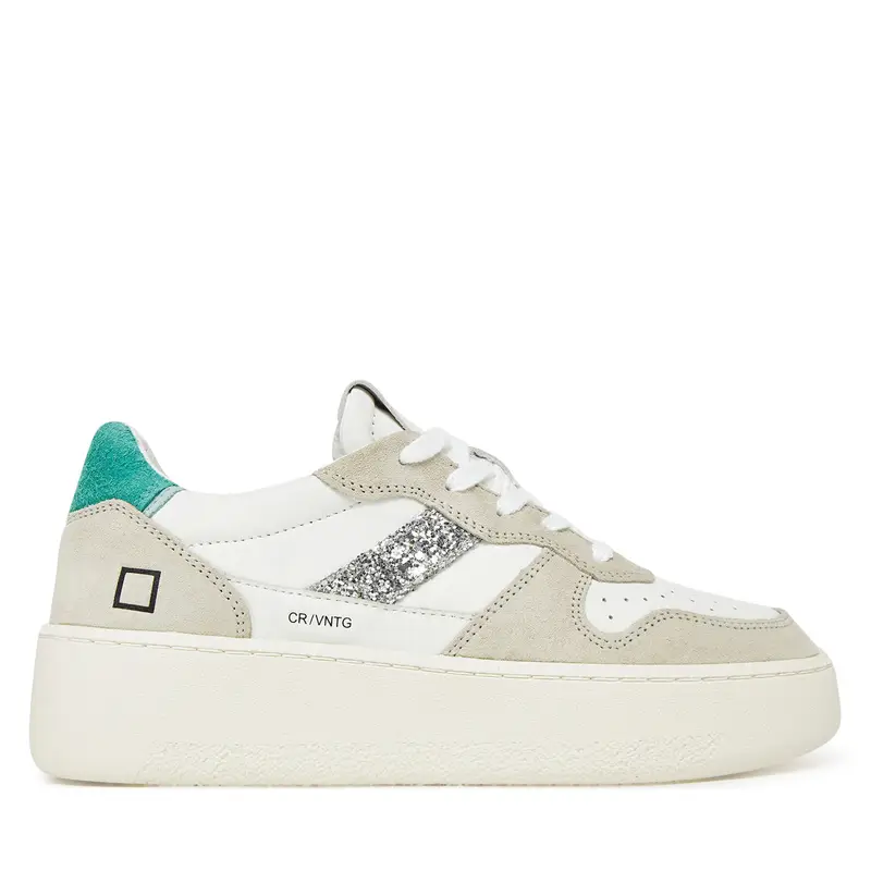 Sneakers D.A.T.E. Court W421-CP-VC Bianco