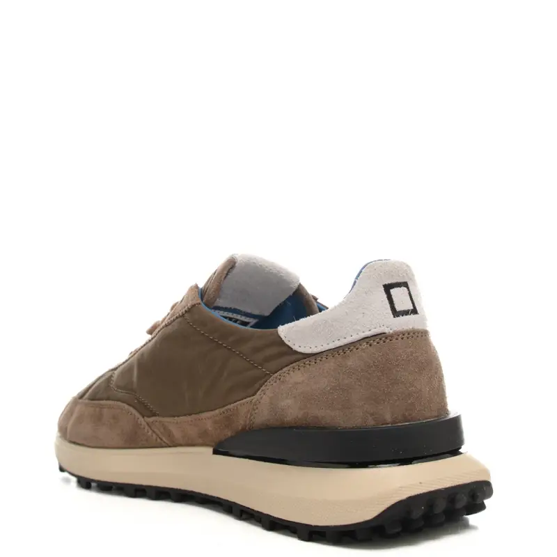 sneakers da uomo athleta in vera pelle e suede beige scuro miniatura 3