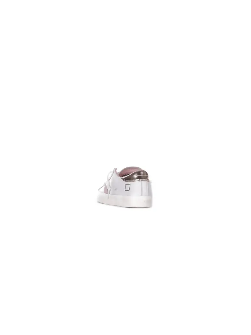 Sneakers Donna D A T E White platinum Hill low calf miniatura 2