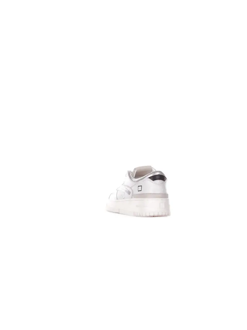 Sneakers Donna D.A.T.E. White silver Torneo shiny miniatura 2