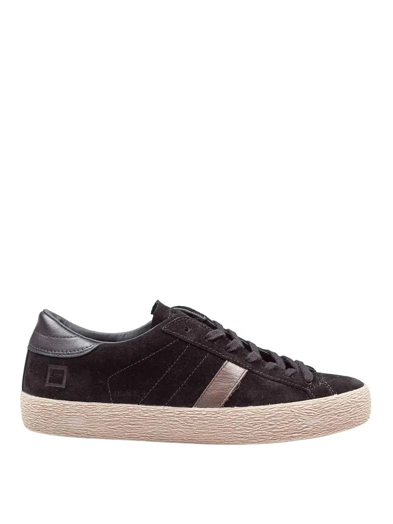 . Sneakers Hill Low In Camoscio Colore Nero