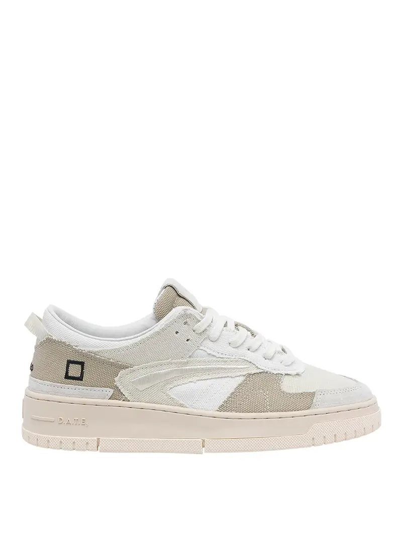 Sneakers Torneo beige con frange