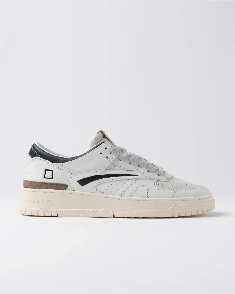 Sneakers torneo colored bianco e blu