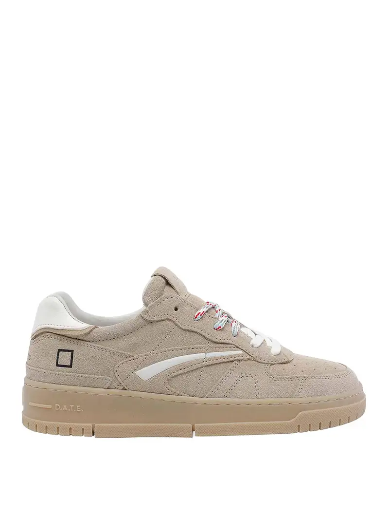 Sneakers Torneo in pura pelle scamosciata Beige