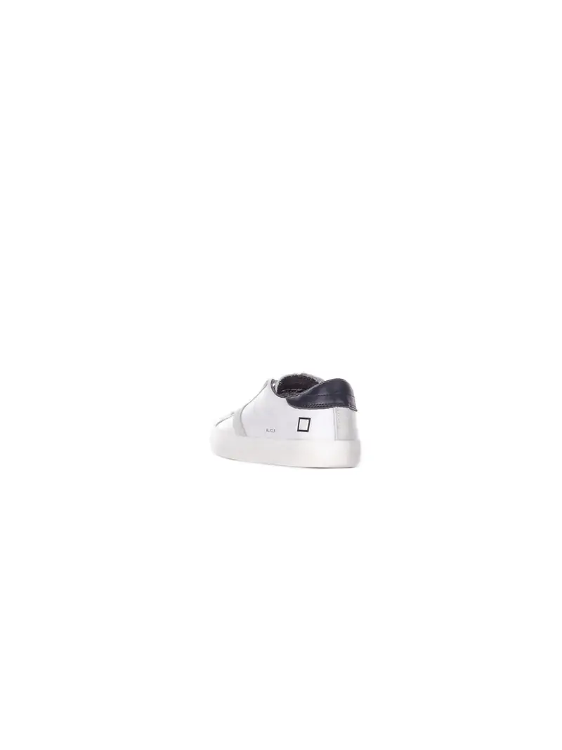 Sneakers Uomo D A T E White blu Hill low calf miniatura 2