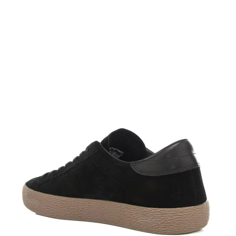 sneankers da uomo hill low con tomaia in suede e inserti a contrasto colore nere miniatura 3