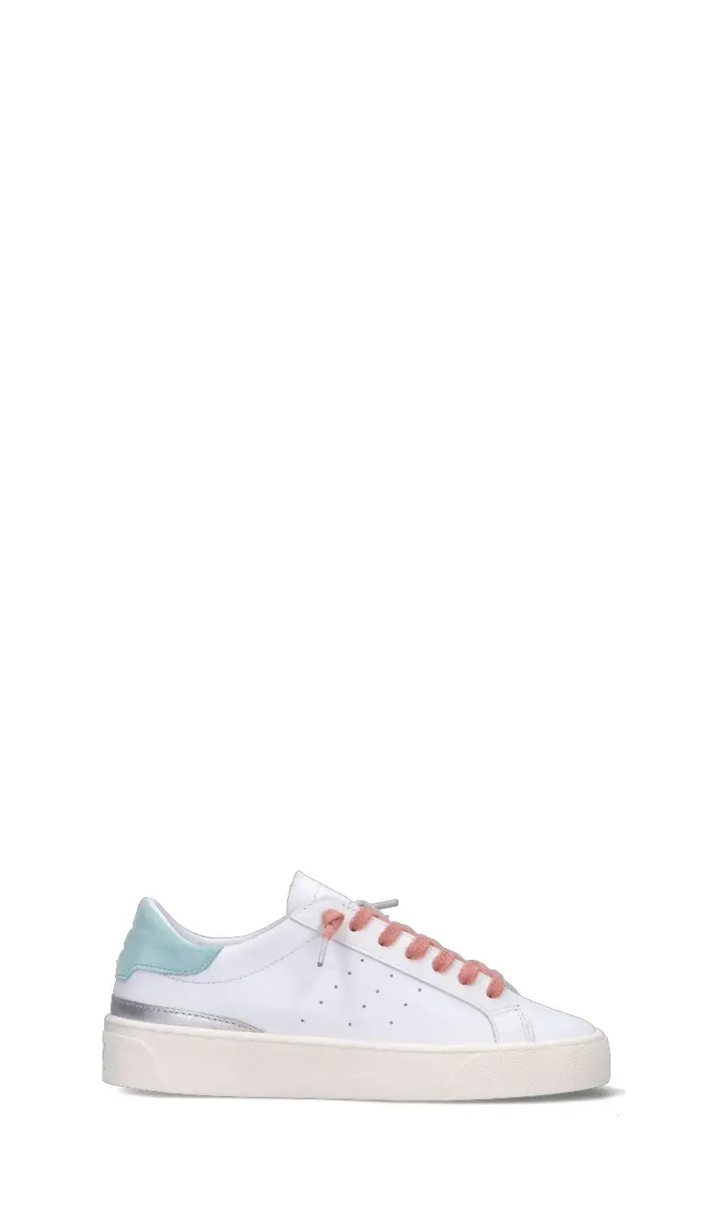 SONICA CALF Sneaker donna bianca/azzurra in pelle Vario