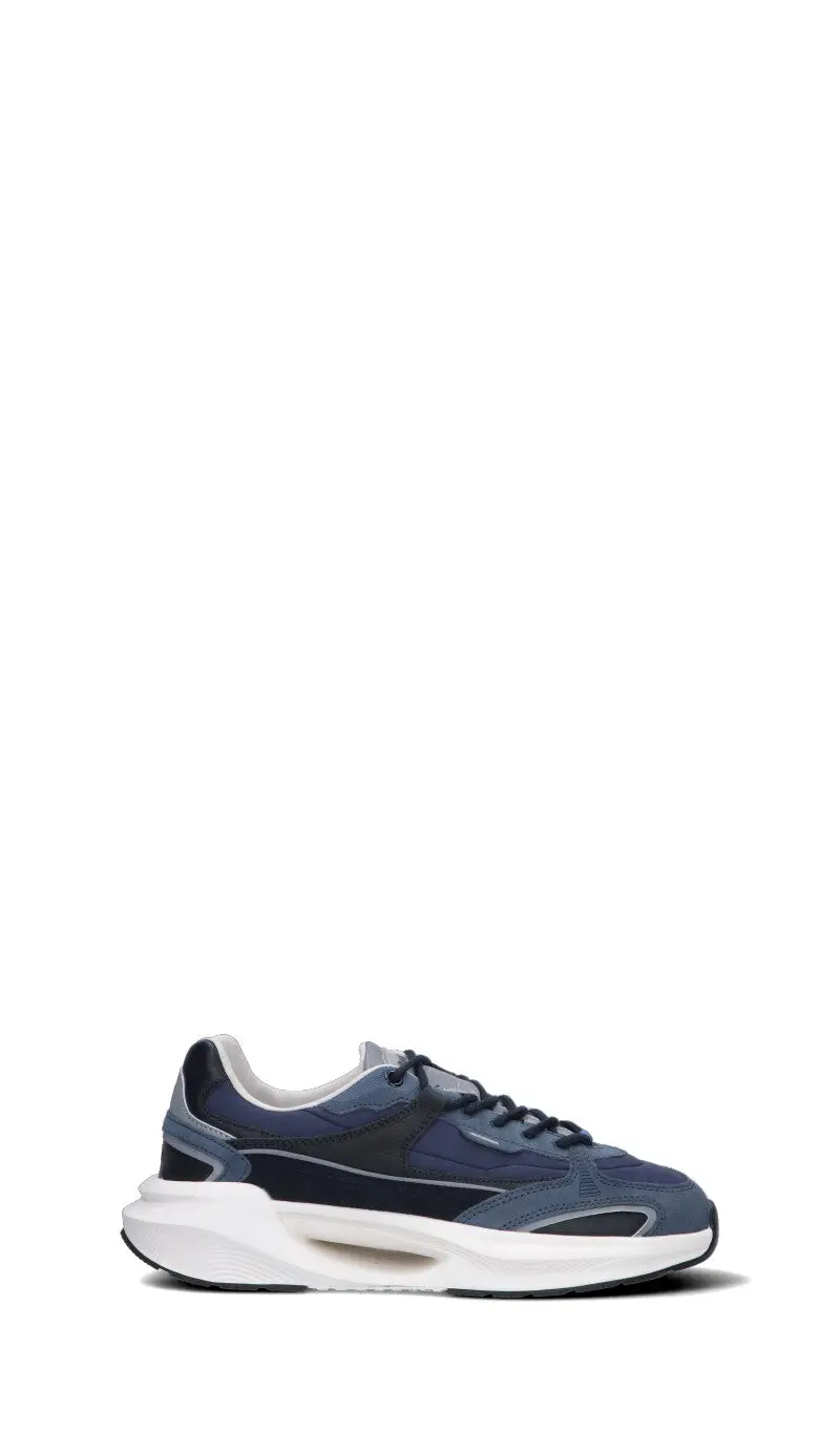 . - VELA Sneaker uomo blu in suede Vario