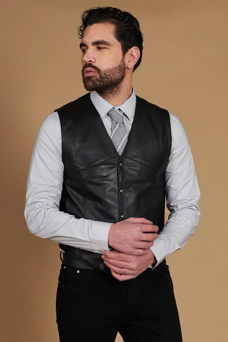 D'Arienzo Gilet Uomo Nero 3934555