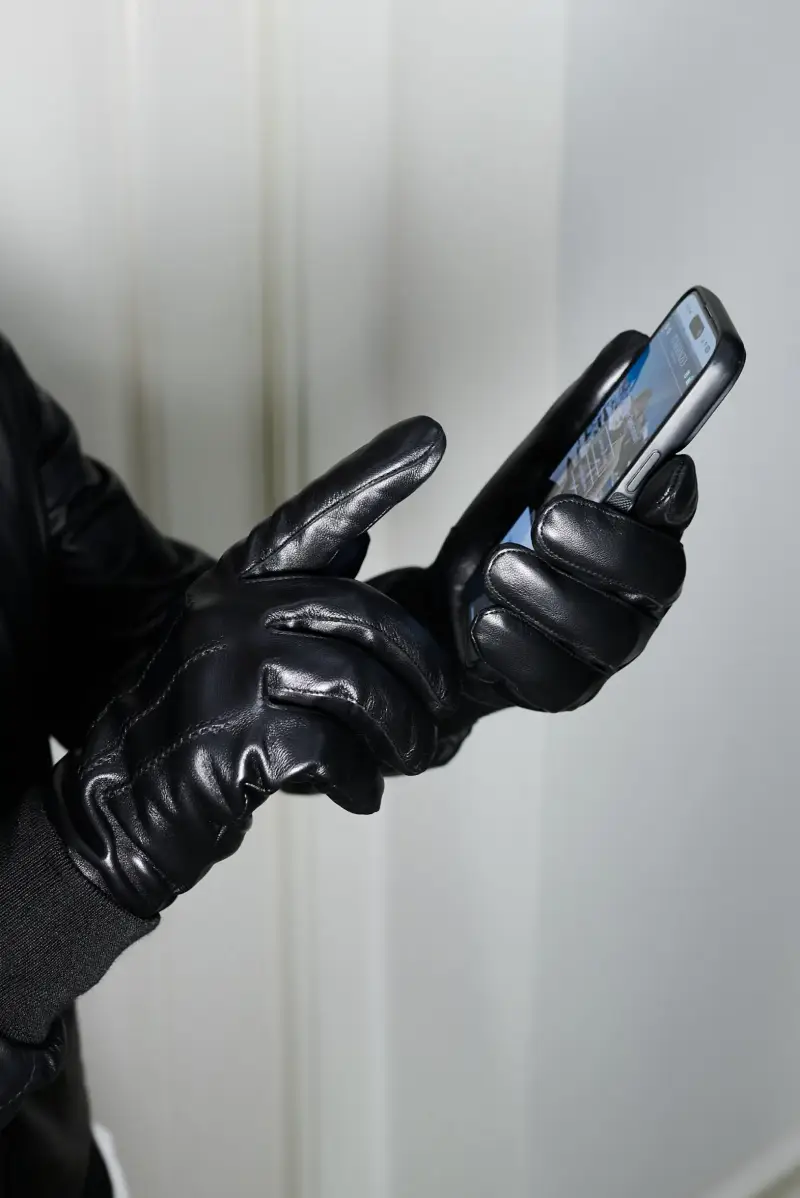 D'Arienzo Guanti Uomo Nero 2839302