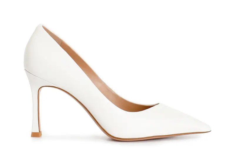 décollété in pelle osso 39