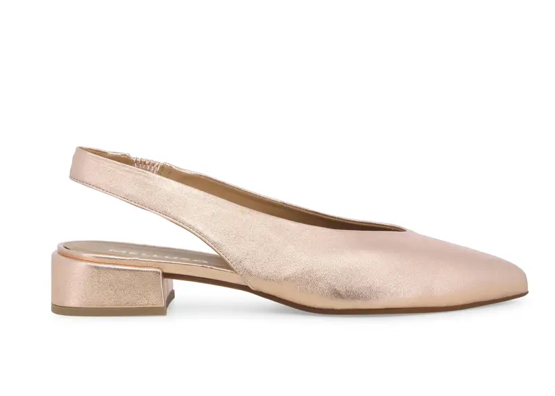 Dècolletè donna con cinturino in pelle rosa contour d156z