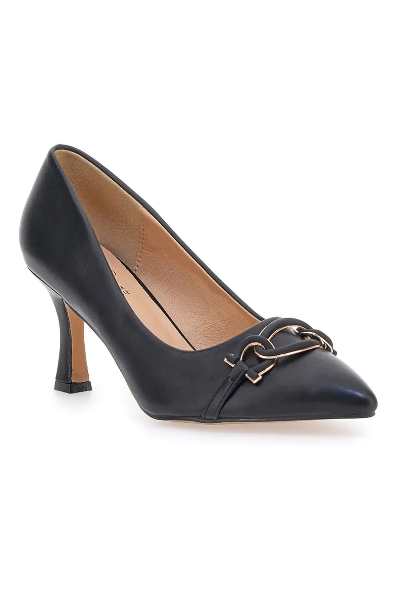 Décolleté Nere A punta Con Morsetto Frontale MON DIEU B1927Q13 miniatura 2