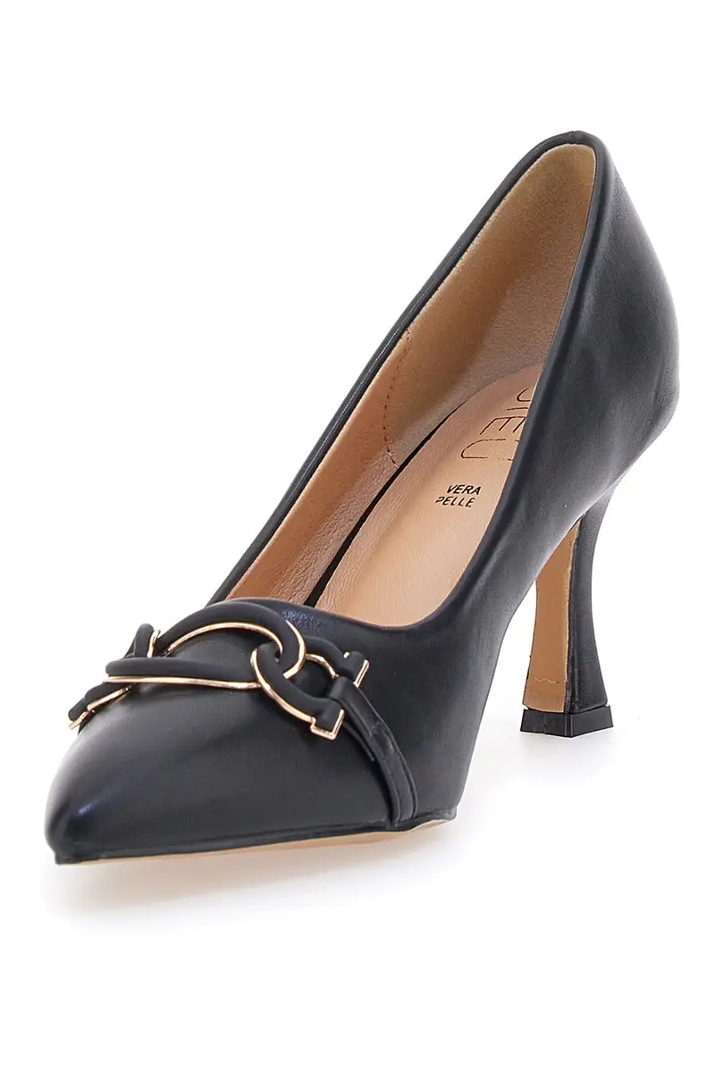 Décolleté Nere A punta Con Morsetto Frontale MON DIEU B1927Q13 miniatura 3