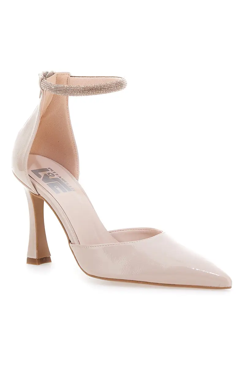 Décolleté Nude a Punta con Cinturino con Glitter PITTARELLO LOVE 709 miniatura 2