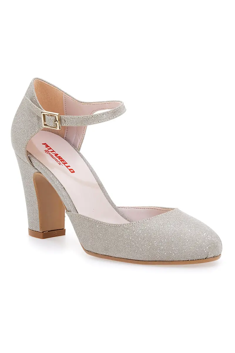 PITTARELLO ROMANTIC Décolleté Platino 2078641 miniatura 2