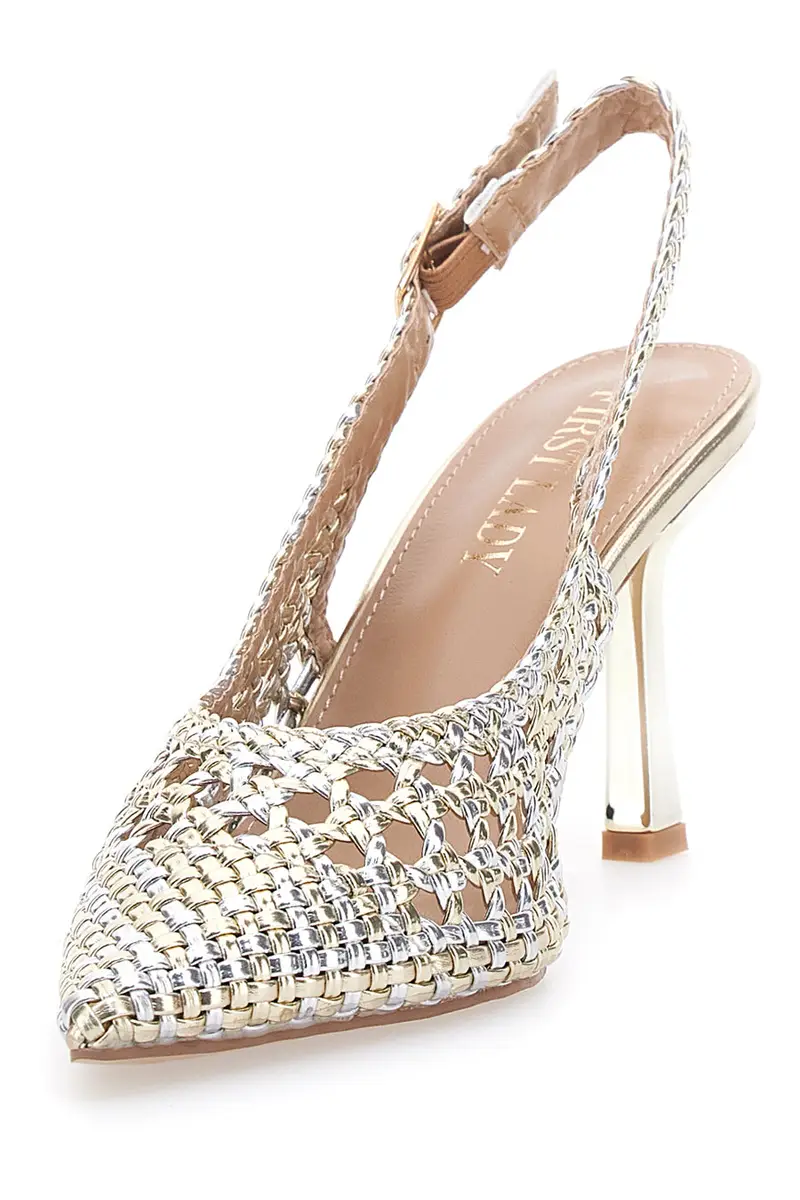 FIRST LADY Décolleté Oro 1944748 miniatura 3