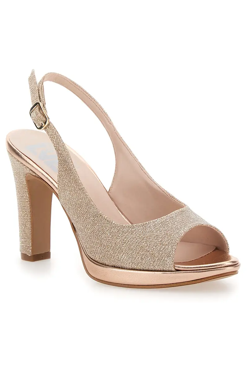 Décolleté Slingback Cipria Effetto Raso PITTARELLO LOVE 4477 miniatura 2