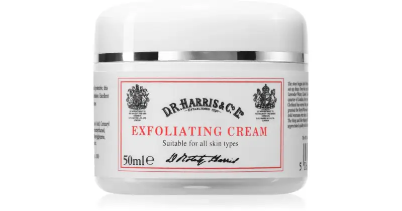 D R Harris Exfoliating Cream scrub detergente per il viso